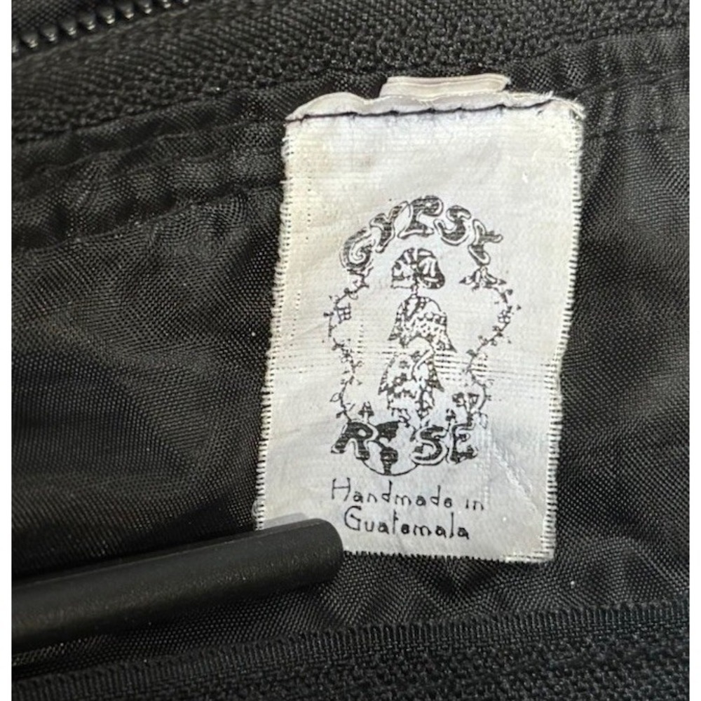Gypse Rose Flap Interior Zipper Purse Knot 100% Cotton Made in Guatamala Hippie - Picture 10 of 12